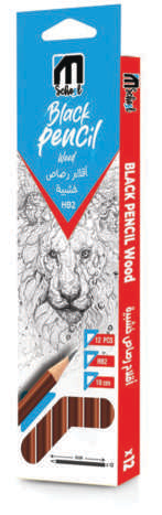 Crayon Noir HB2 Boite de 12 M.School